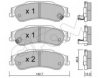 OLDS 18043873 Brake Pad Set, disc brake